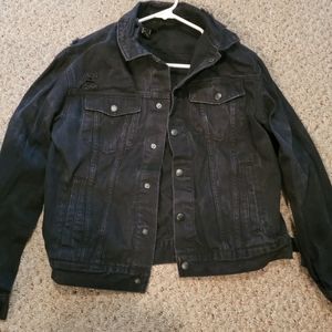 Forever 21 Denim Destructed Jacket